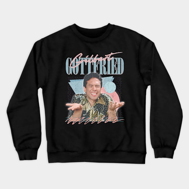 Gilbert Gottfried // Retro Fan Art Design Crewneck Sweatshirt by DankFutura